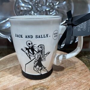 Rae Dunn Disney Jack and Sally Nightmare before Christmas mug - brand new